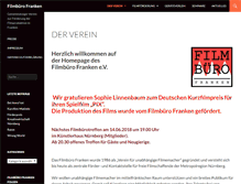 Tablet Screenshot of filmbuero-franken.de